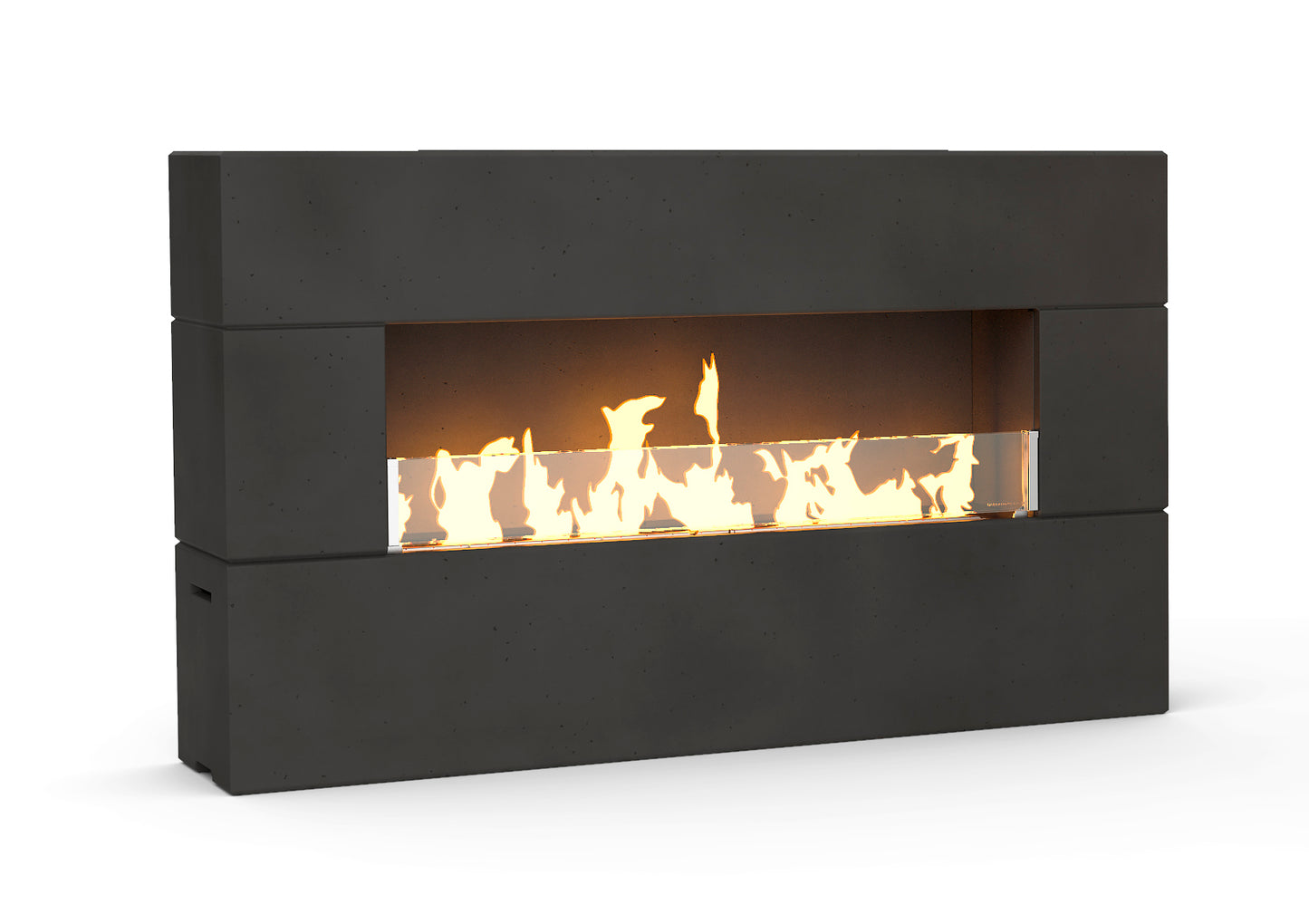American Fyre Designs Milan Low Linear Fireplace